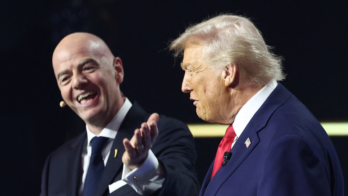 Дональд Трамп и Джанни Инфантино.