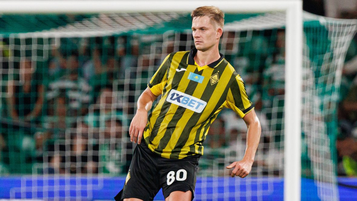 Защитник «Кайрата» Егор Сорокин.