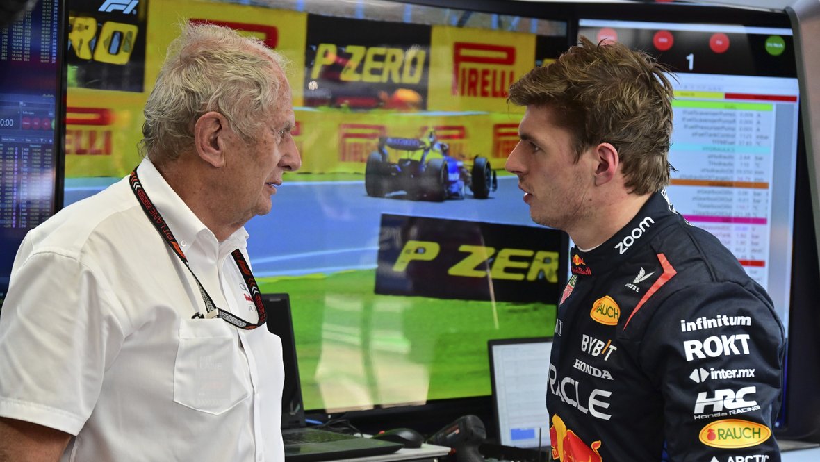 Хельмут Марко и Макс Ферстаппен.