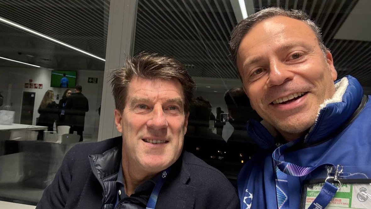 Микаэль Лаудруп и Игорь Рабинер.