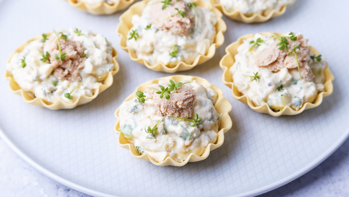 Тарталетка с рыбой