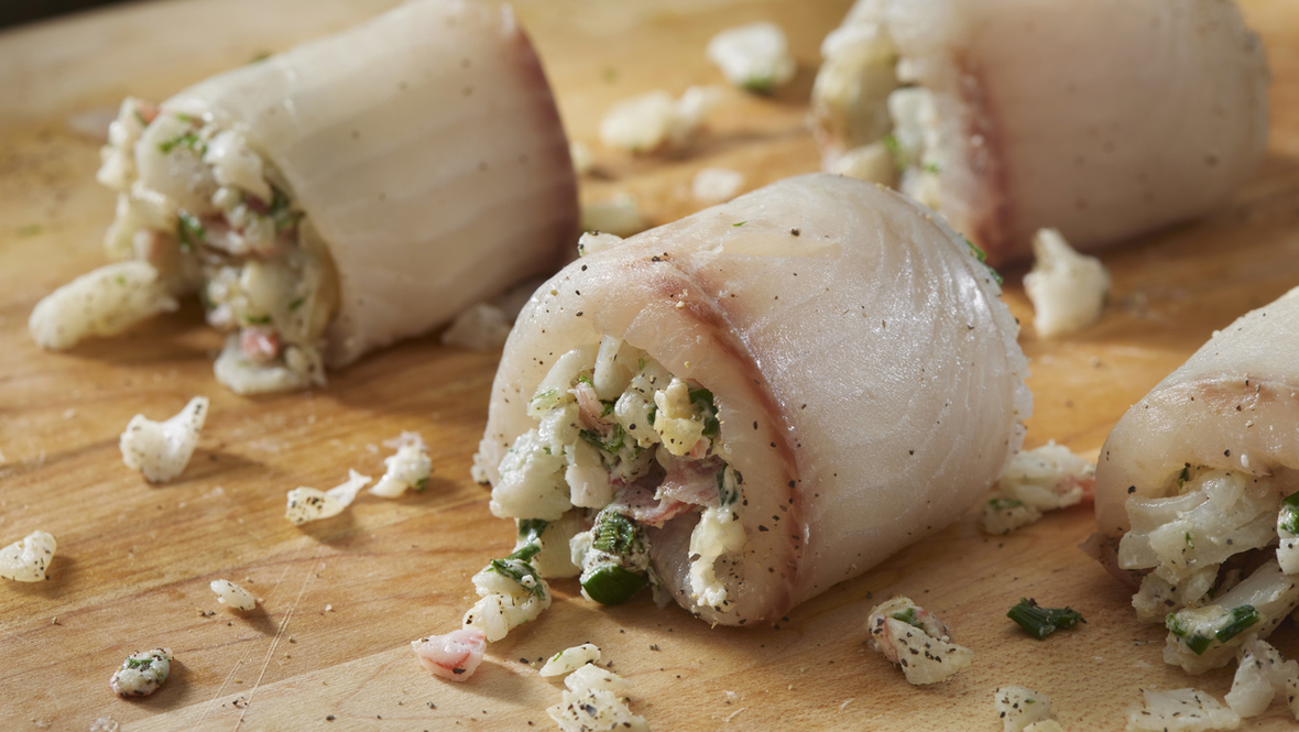 Рулетики из минтая