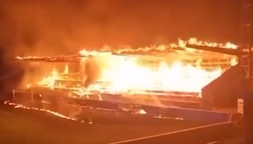 Скандал в Финляндии: 15-летние подростки сожгли стадион любимого клуба — отомстили за вылет