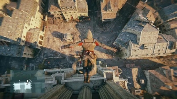 Прыжок веры в Assassin's Creed 3.