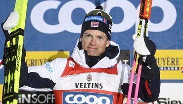 Клебо и Вальнес выиграли командный спринт на третьем этапе Кубка мира в Давосе