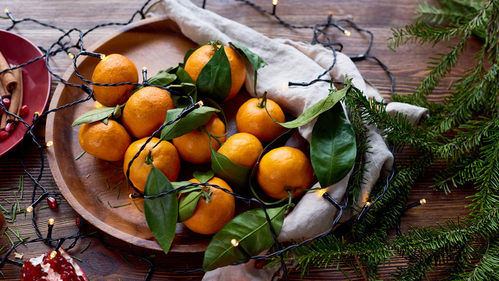 Новогодние мандарины