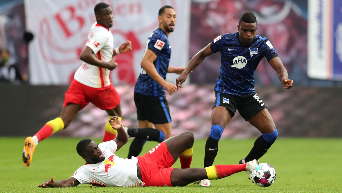 Джон Кордоба в «Герте» в 2020 году.