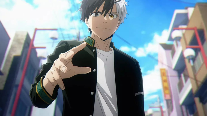 Кадр из аниме «Ветролом», реж. Акай Тосифуми, CloverWorks