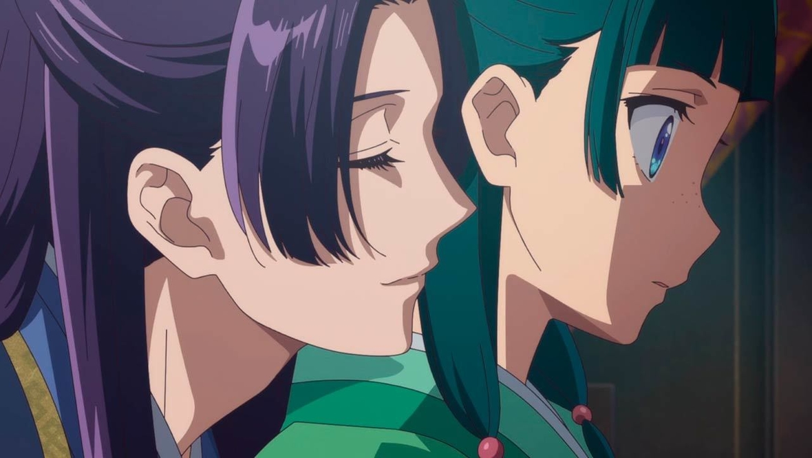 Кадр из аниме «Монолог фармацевта», реж. Наганума Норихиро, OLM, TOHO Animation STUDIO