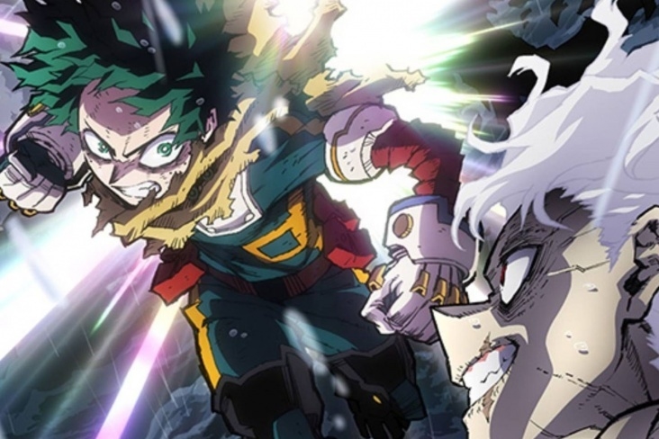 Кадр из аниме «Моя геройская академия», реж. Нагасаки Кэндзи, Накаяма Наоми, Bones