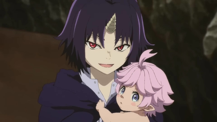 Кадр из аниме «Клеватесс: Король демонических зверей, младенец и герой-нежить», реж. Тагути Киетака, Lay-Duce