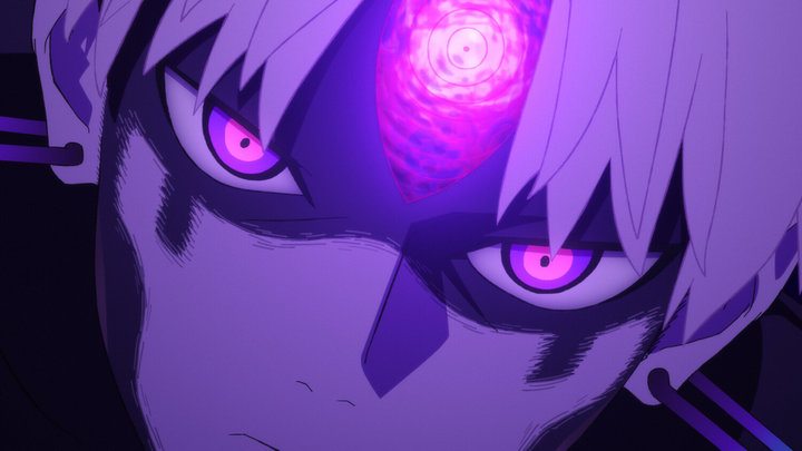 Кадр из мультфильма «Дандадан: Злой глаз», реж. Абель Гонгора, Фуга Ямасиро, Science SARU