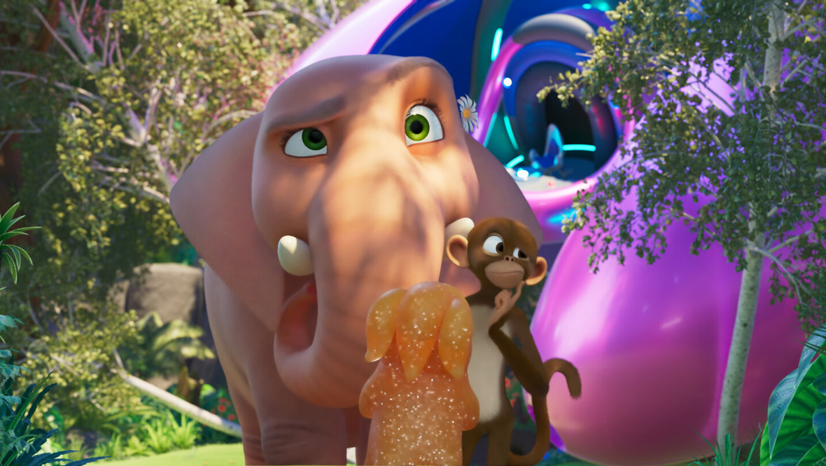 Кадр из мультфильма «Джунгли Юрского периода», реж. Сэм Уилсон, Sunrise Productions, Sandcastle Studios