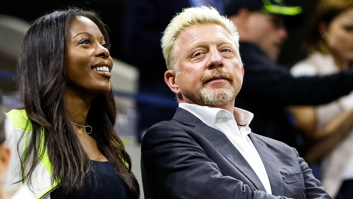 Борис Беккер и Лейла Пауэлл.