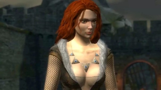 Трисс Меригольд из первой части Ведьмака.