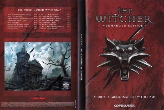 Обложка оригинального саундтрека из Ведьмака 1.