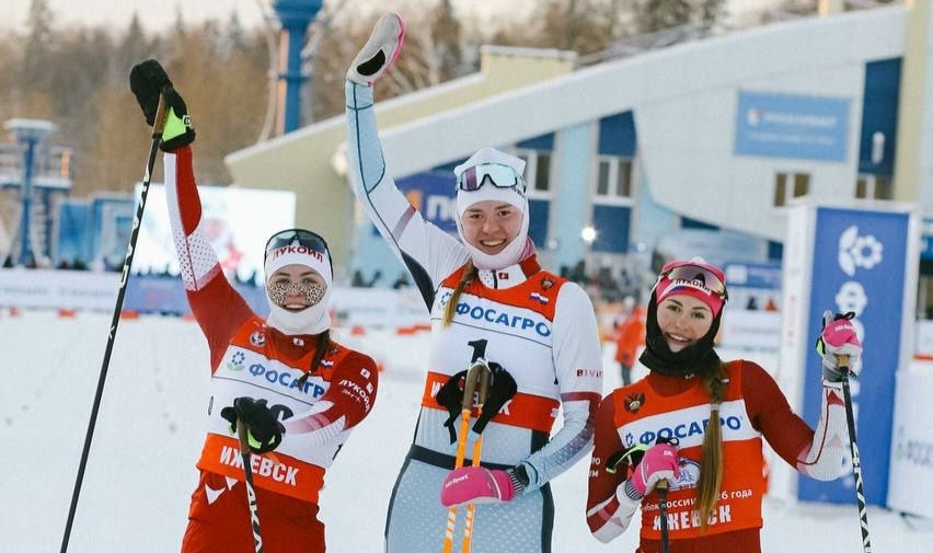 Анастасия Фалеева, Наталья Крамаренко и Алена Баранова.