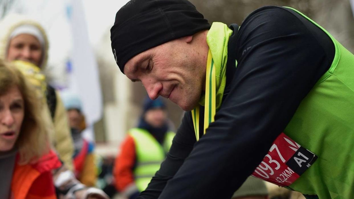 Владимир Пономарев — младший. Марафон Дорога жизни