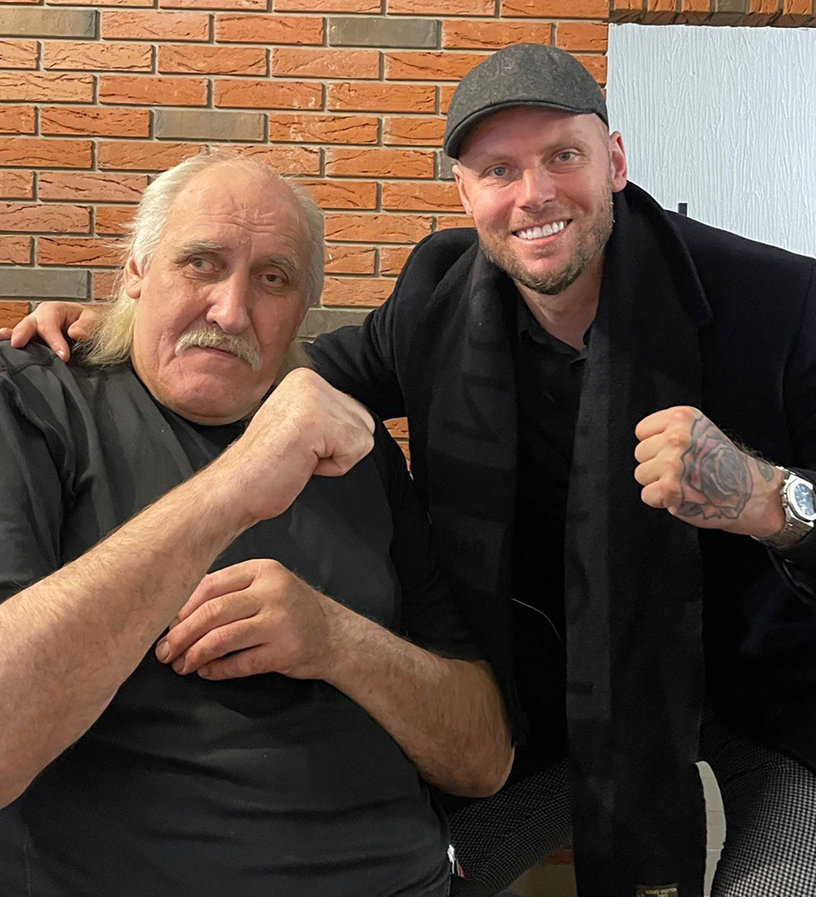 Чемпион мира Владимир Ткаченко и Мацей Лампе.