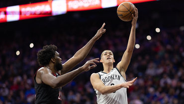 Что творит Дёмин! Вновь набрал 20 очков и помог «Нетс» победить «Филадельфию»