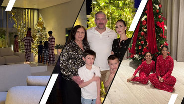 Тепло дома Роналду, Овечкины у елки, дочери Салаха: как звезды встретили католическое Рождество