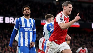 «Арсенал» обыграл «Брайтон» и вернулся на первое место в АПЛ