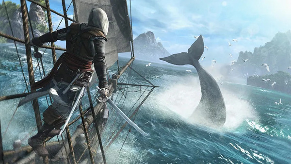 Скриншот из оригинальной Assassin's Creed 4: Black Flag.