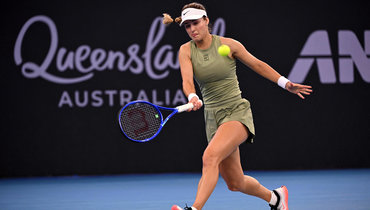Калинская проиграла Пегуле во втором круге турнира в Брисбене