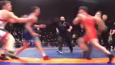 Массовая драка на турнире по вольной борьбе в Грозном. Участвовали и спортсмены, и зрители