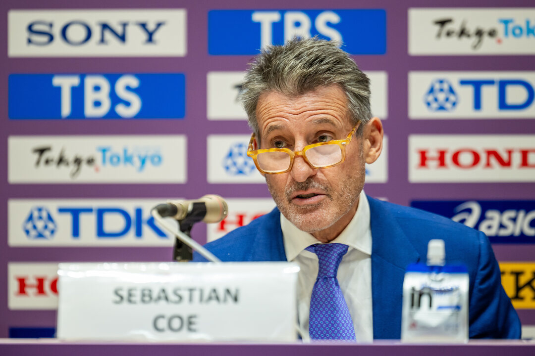 Президент World Athletics Себастьян Коу.