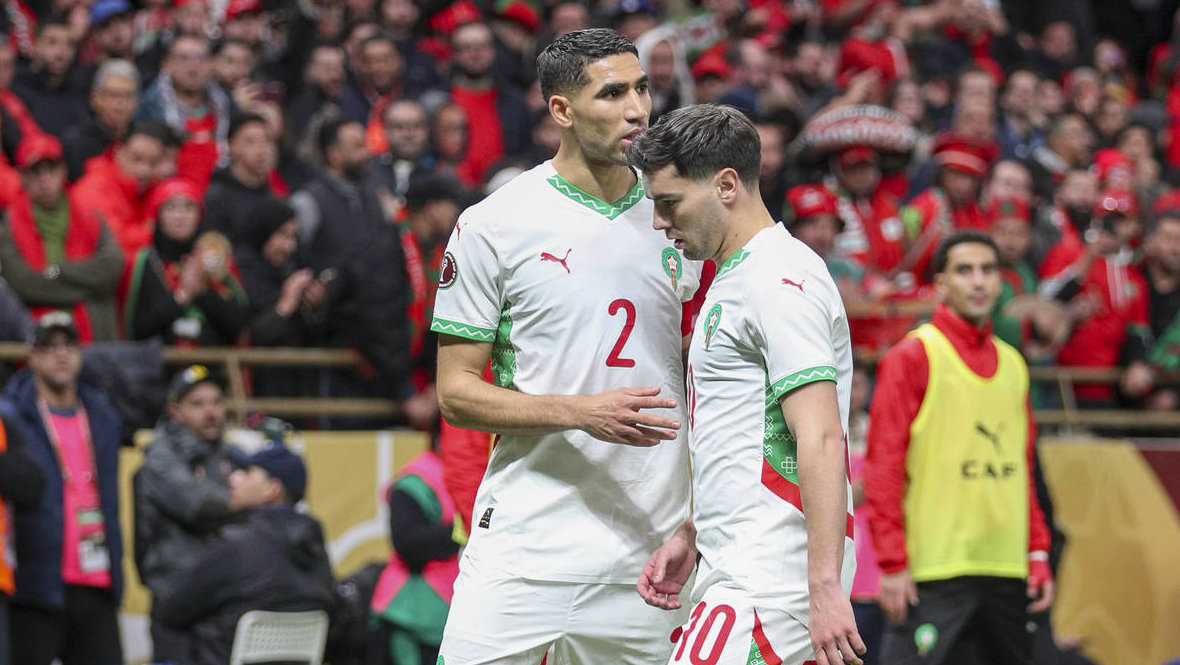 Ашраф Хакими и Браим Диас.