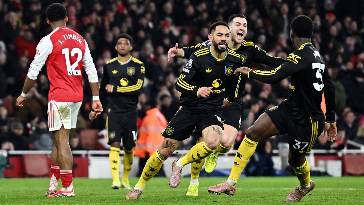 Арсенал — Манчестер Юнайтед: результат и обзор матча 23 тура АПЛ — видео голов 25 января 2026