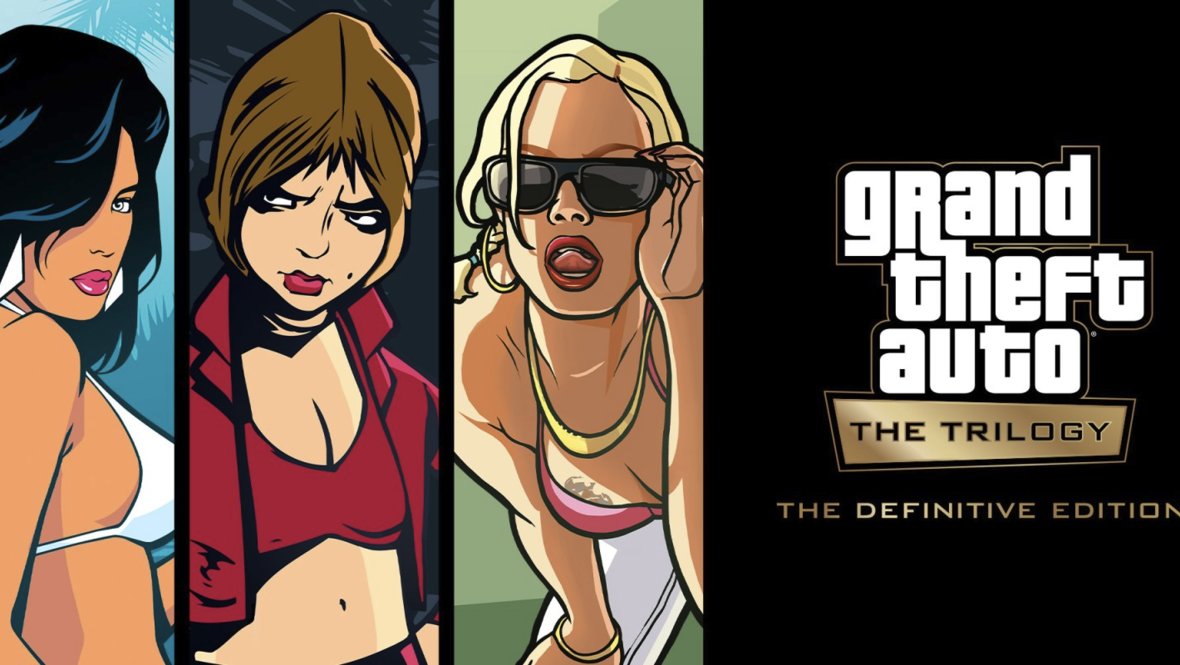 Обложка GTA Trilogy Definitive Edition.