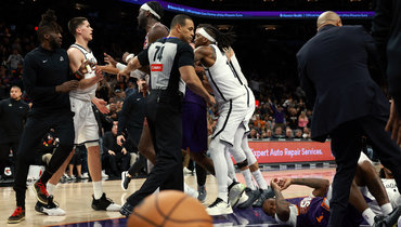 Финикс — Бруклин: Егор Дёмин стал участником потасовки и повторил рекорд НБА — обзор матча 28 января 2026