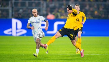 «Интер» обыграл «Боруссию» в Лиге чемпионов, обе команды сыграют в стыковом раунде