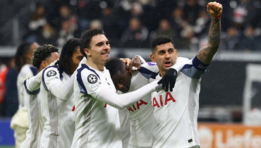 «Тоттенхэм» победил «Айнтрахт» и прошел в 1/8 финала Лиги чемпионов