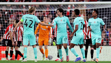 Гол на 90+4-й минуте принес «Спортингу» победу над «Атлетиком» и вывел команду в 1/8 финала ЛЧ