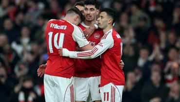 «Арсенал» — «Кайрат»: Лига чемпионов, 8-й тур, видеообзор матча