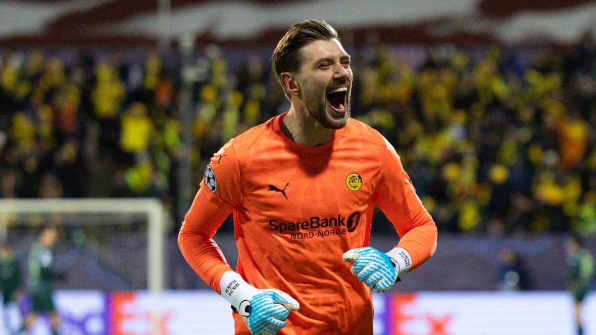 Никита Хайкин: интервью вратаря Буде-Глимта — о победе над «Атлетико» и выходе в плей-офф Лиги чемпионов