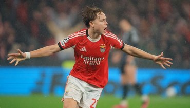 Нападающий «Бенфики» Шельдеруп признан лучшим игроком недели в Лиге чемпионов