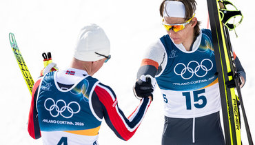 Лыжные гонки, мужской скиатлон на Олимпиаде-2026 8 февраля: видео