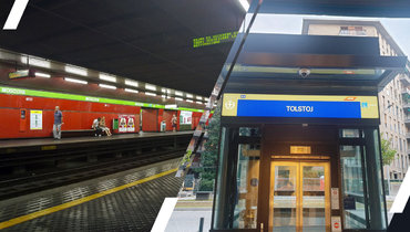 Лев Толстой, Москва-река, Ленинградская улица: Милан и Россия связаны навечно