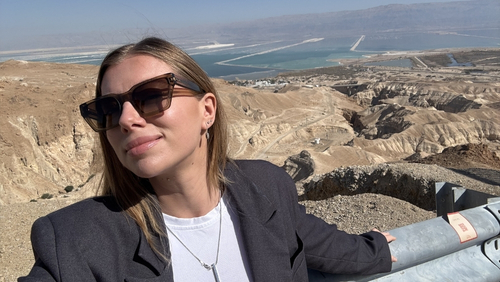 Вид на Мертвое море.