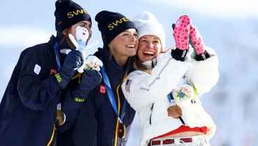 Лыжные гонки, женская разделка на Олимпиаде-2026 12 февраля: видео