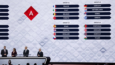 Франция сыграет с Италией, Испания — с Англией. Итоги жеребьевки Лиги наций