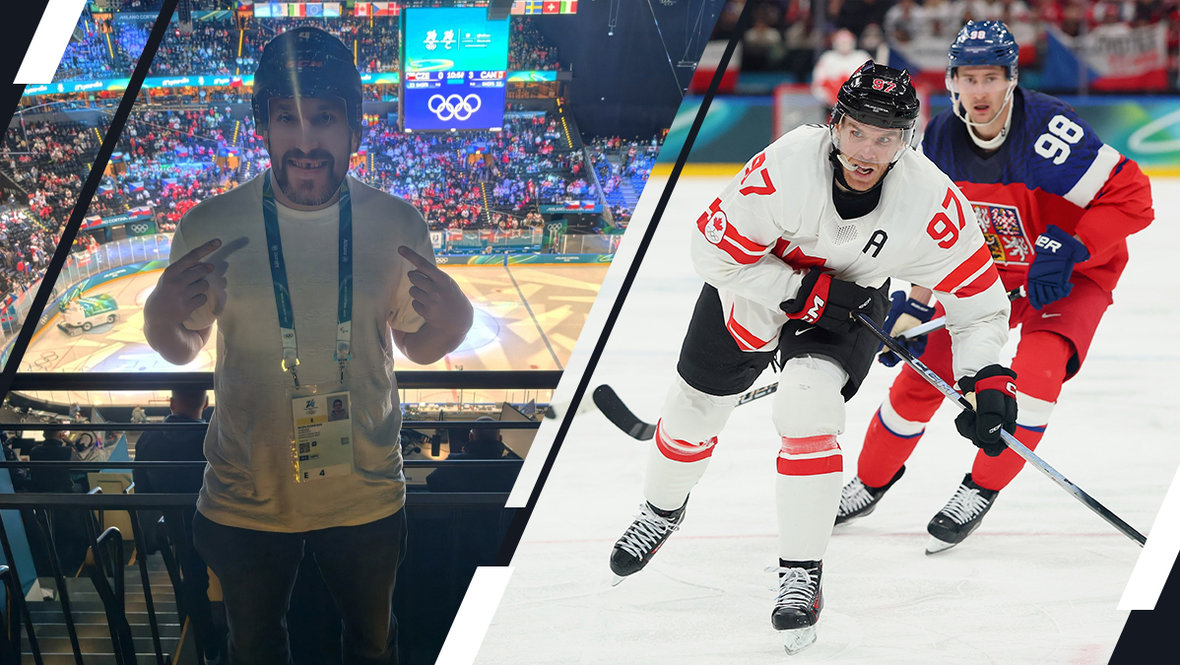 Хоккей на Олимпиаде 2026: российский журналист пришел на матч Канада — Чехия в маске Овечкина — реакция зрителей и хоккеистов Канады