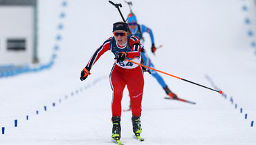 Норвежская биатлонистка выдала сумасшедший финишный круг. И стала олимпийской чемпионкой