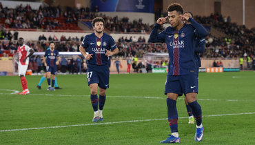«Монако» — «ПСЖ»: Лига чемпионов, первый стыковой матч, видеообзор