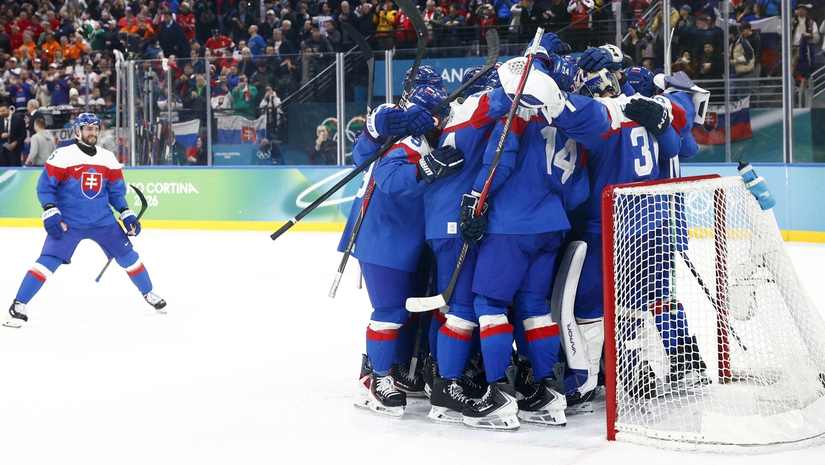Хоккей на Олимпиаде 2026, Словакия — Германия: результат и обзор матча 1/4 финала 18 февраля — видео голов