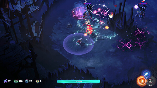 Фрагмент игрового процесса Echoes of Mystralia.